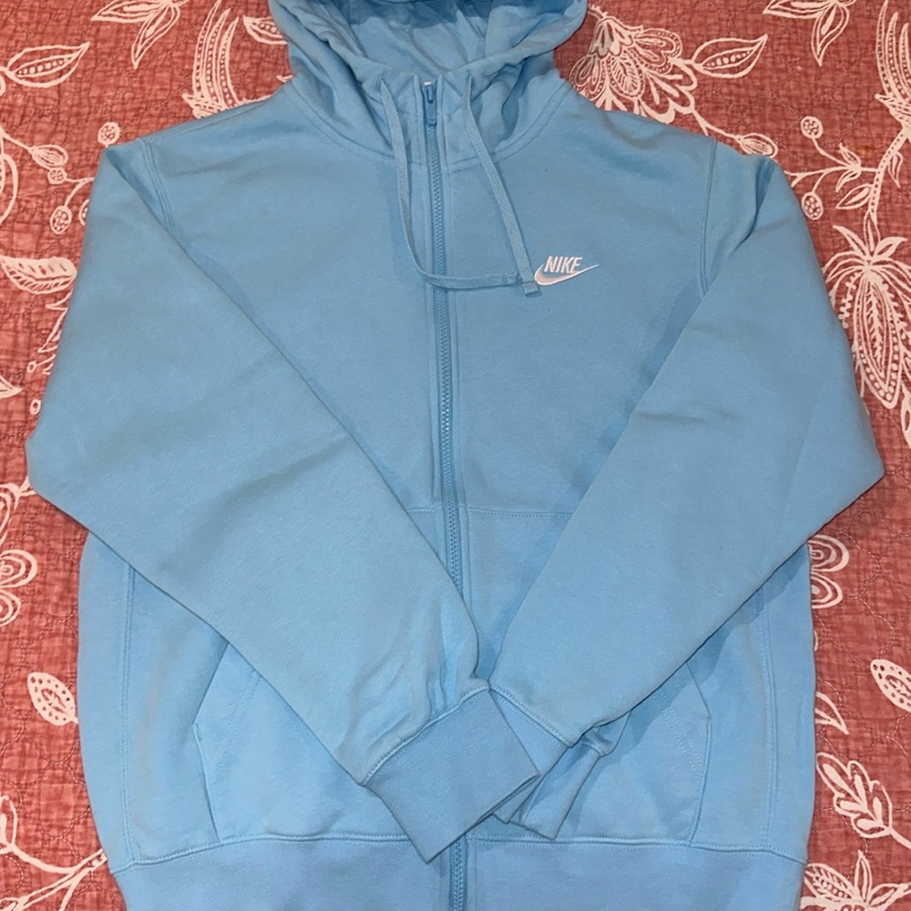 Blue Nike zip up